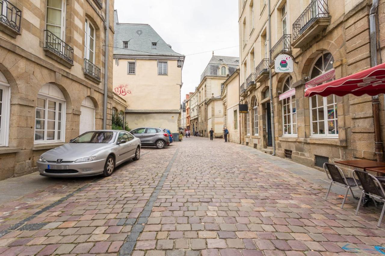 Le Chapitre - Appartement Cosy, Centre Historique Rennes Exterior foto